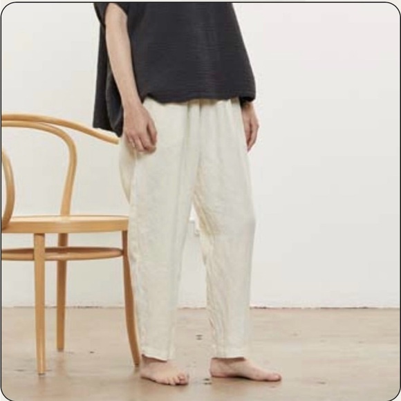 Black Crane Carpenter Pants - Cream - XS NWOT - Picture 9 of 10